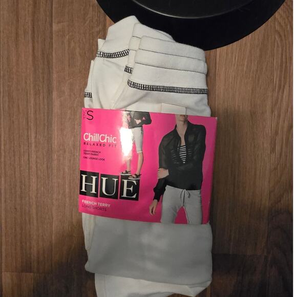 HUE Pants - HUE ChillChic Shorts Jersey Women's sz S  waist‎ 30" inseam 13" rise 11" NWT
